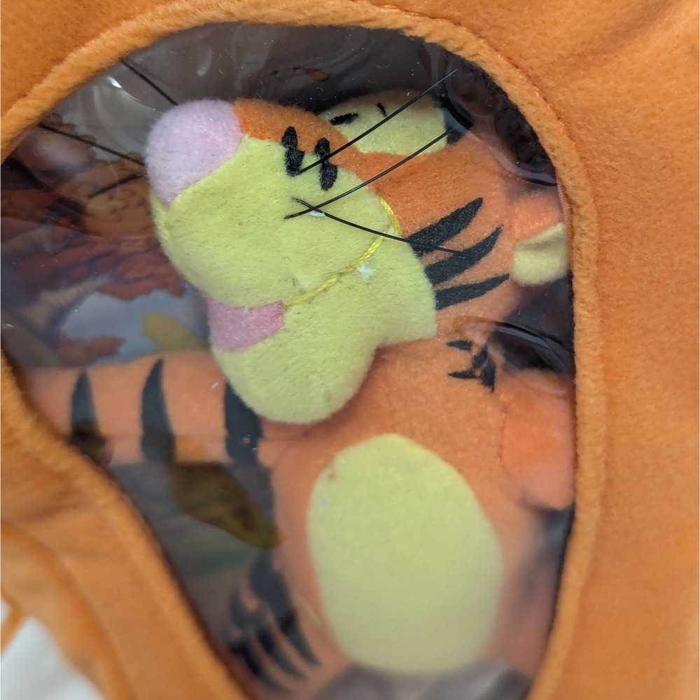 Applause Disney Tigger Plush Zipper Bag w/Stuffed Toy Figure Vintage NOS - Picture 4 of 12